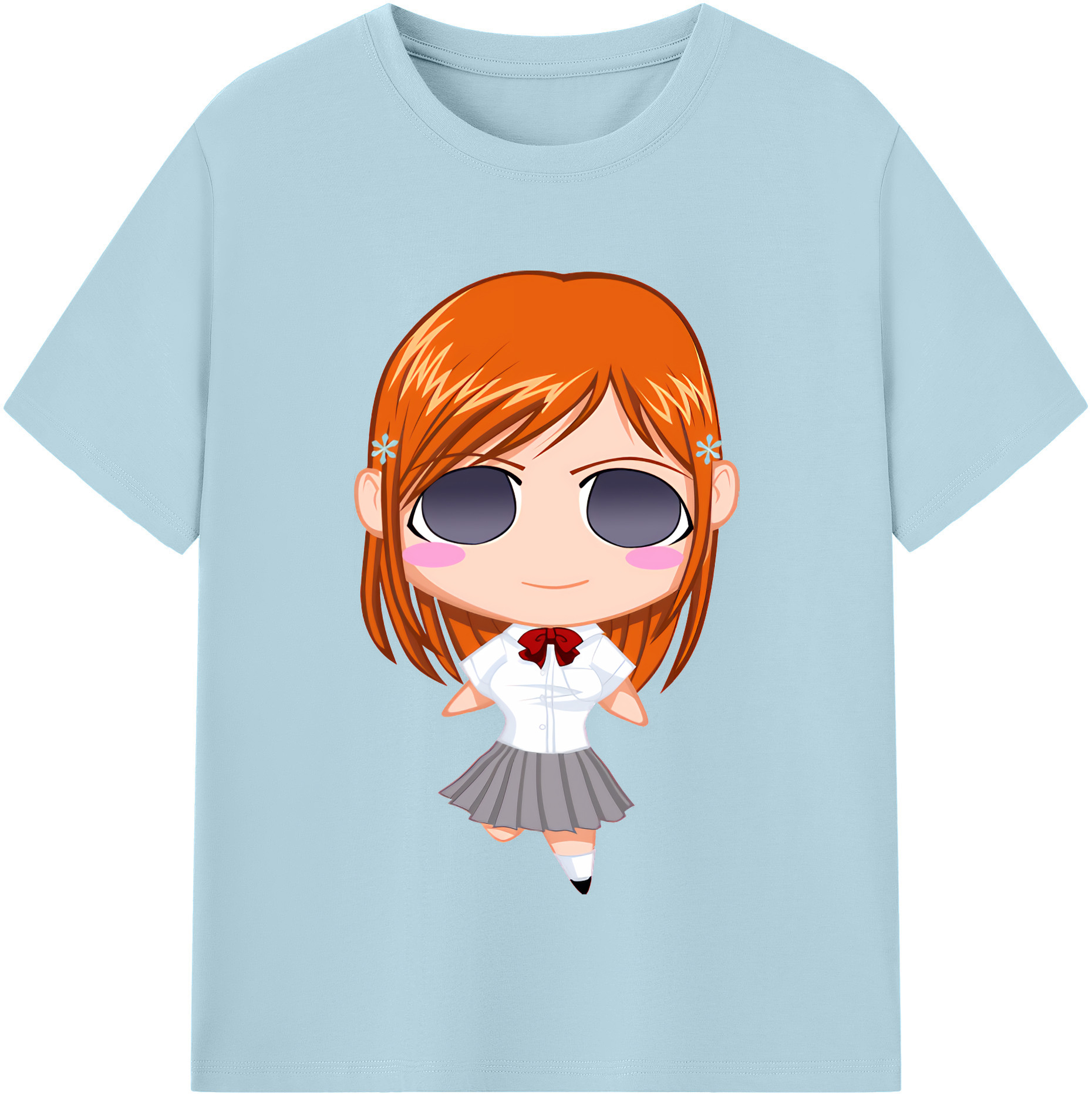 （画像用） ブリーチ 井上織姫（いのうえおりひめ） BLEACH Inoue Orihime 綿100％半袖Tシャツ（フロントプリント）